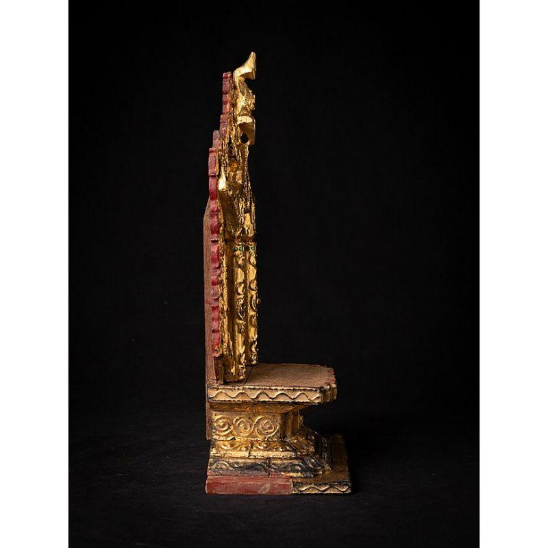 Antique Wooden Burmese Throne from Burma For Sale 1