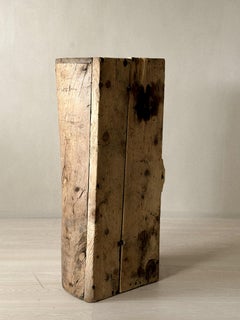 Antique Wooden Cabinet, Scandinavian Wabi Sabi, c  1800s
