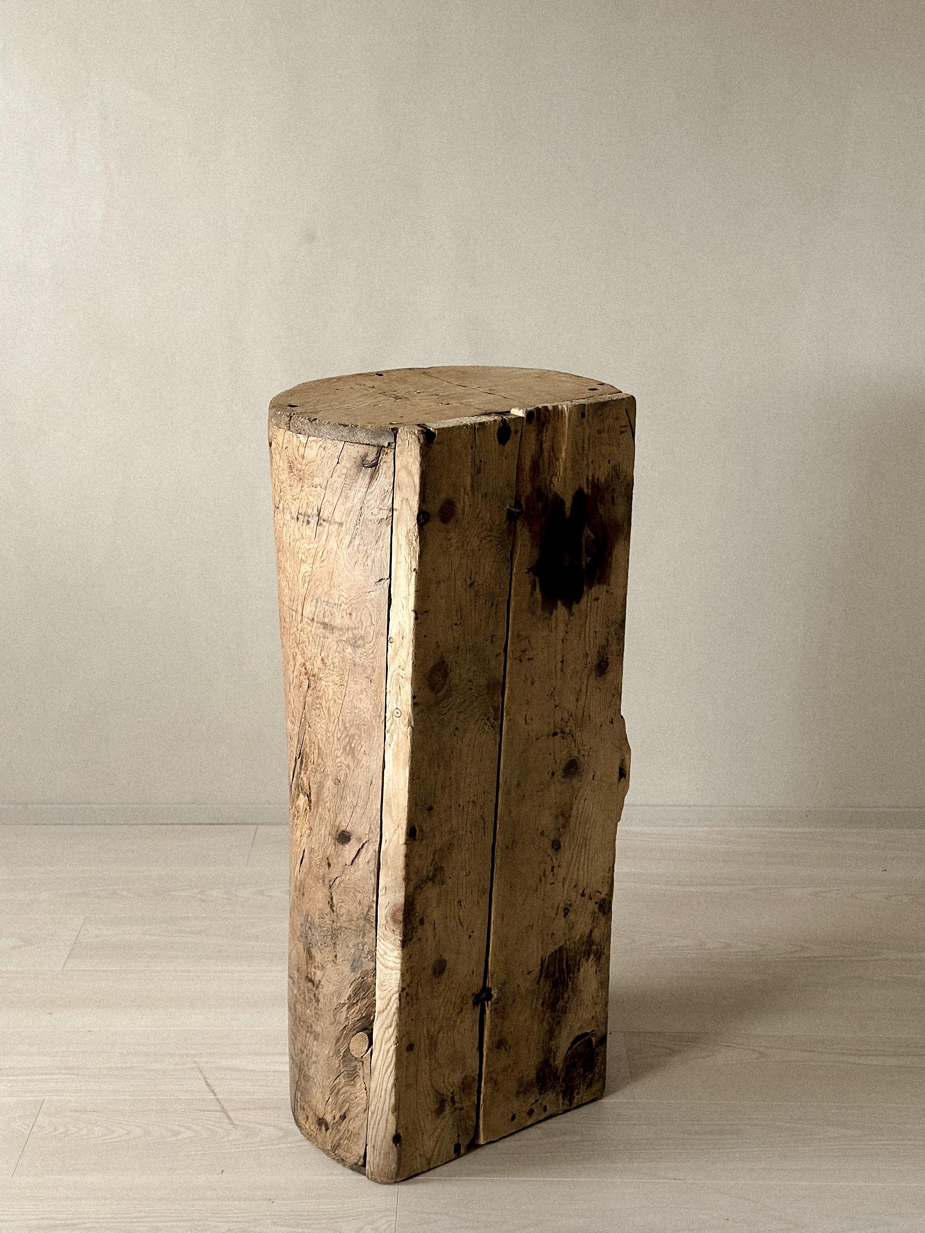 Norwegian Antique Wooden Cabinet, Scandinavian Wabi Sabi, c  1800s For Sale
