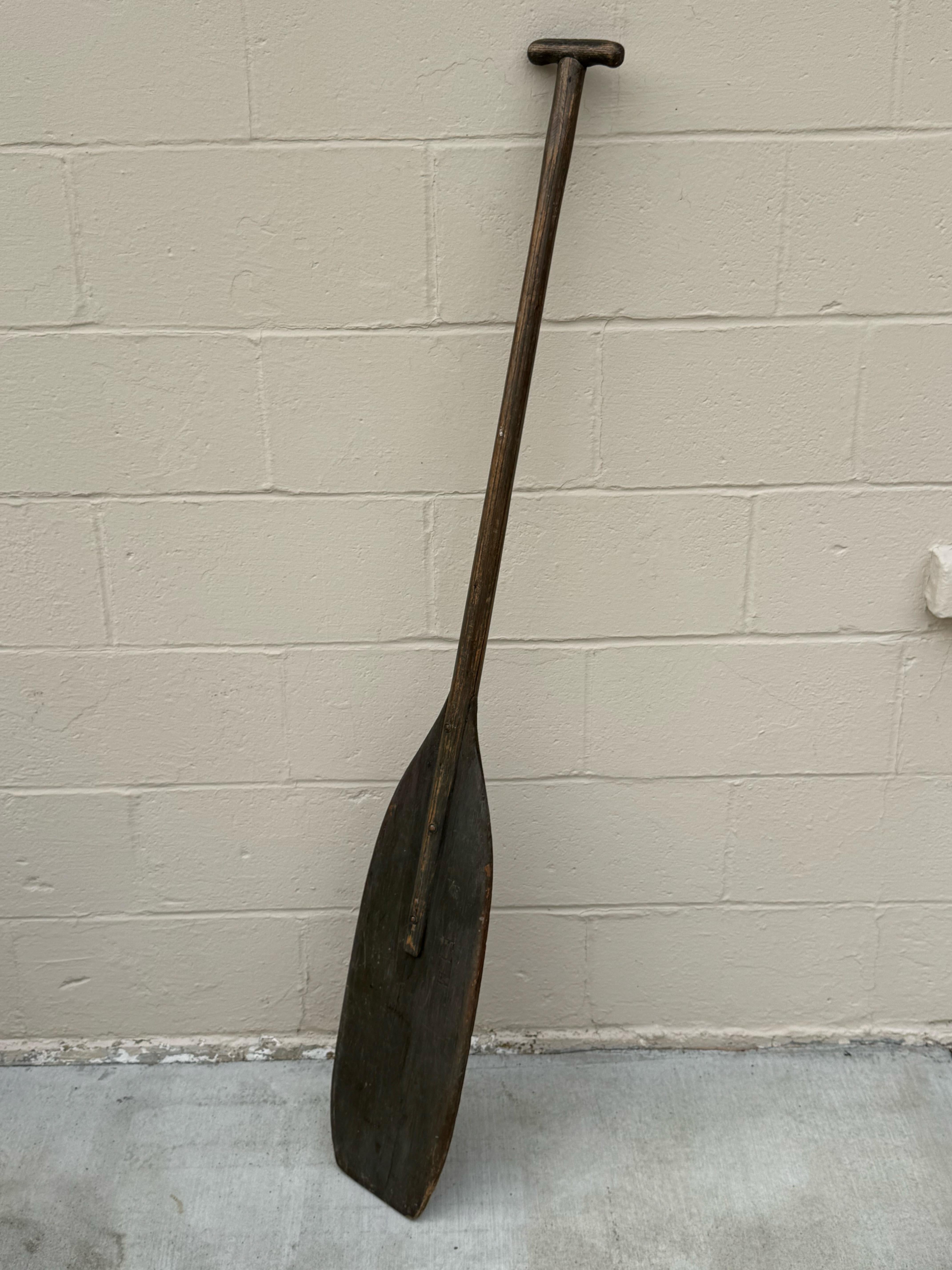 Antique Wooden Canoe Paddle or Oar 3