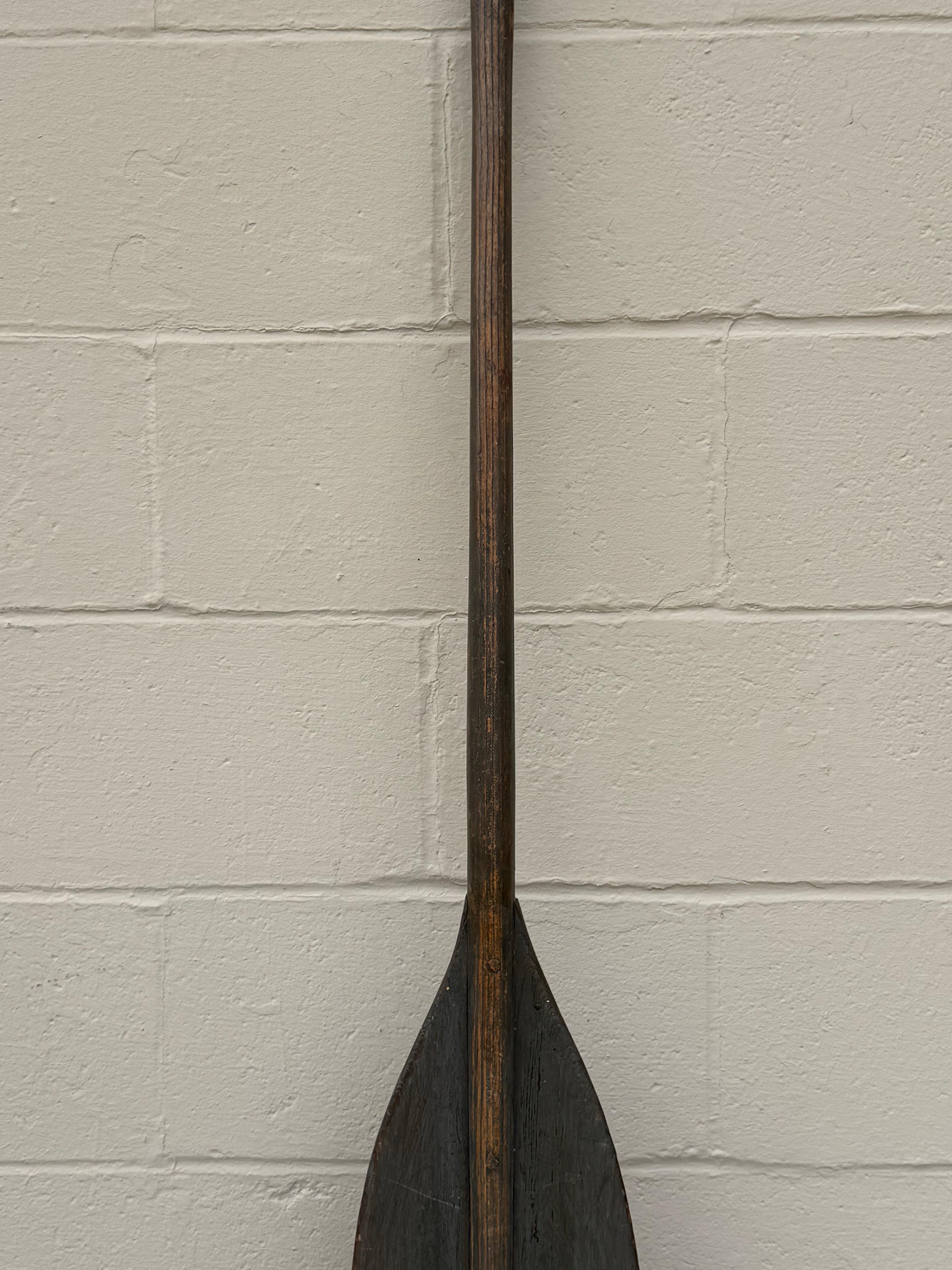 Antique Wooden Canoe Paddle or Oar 4