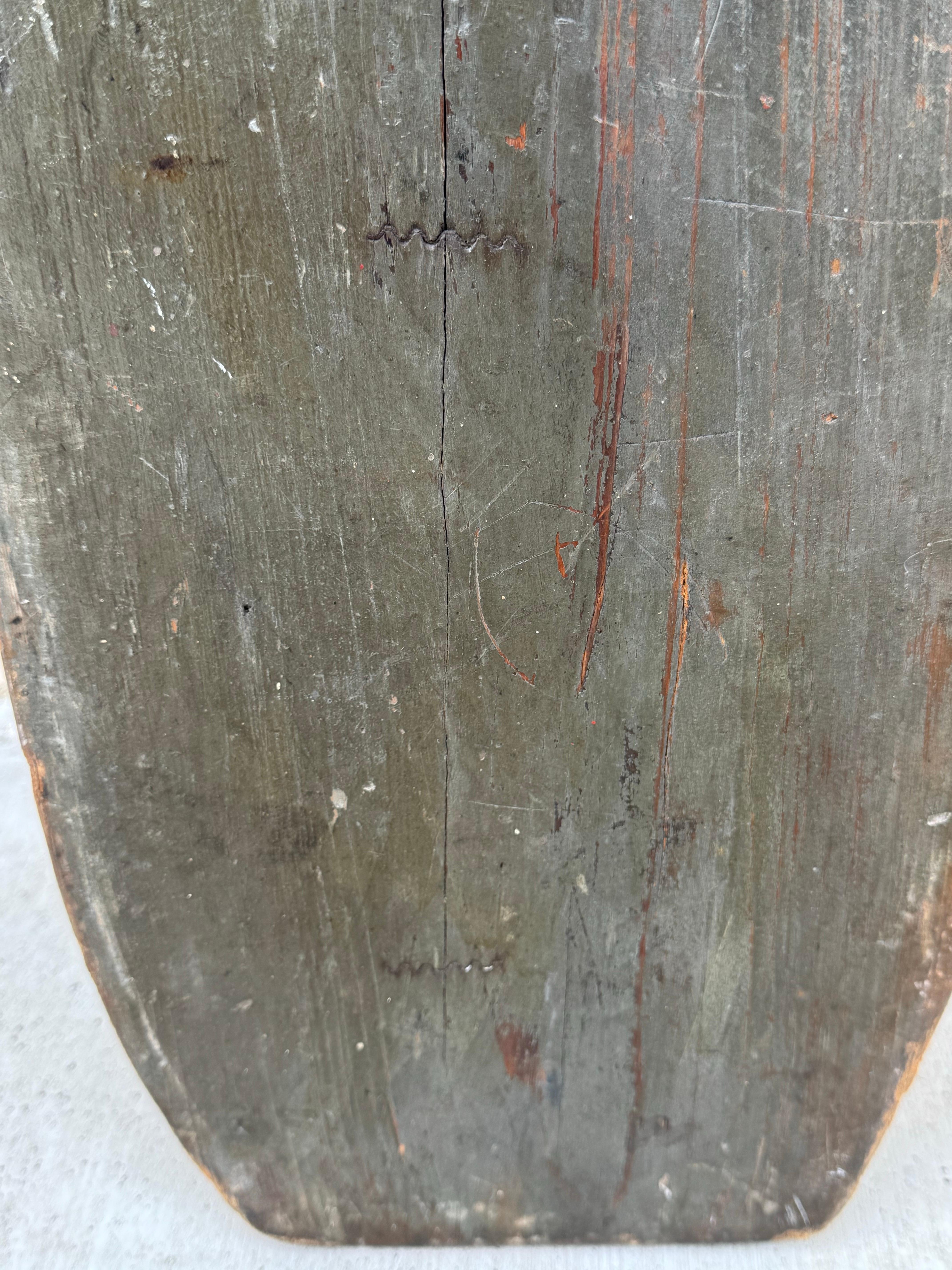 Antique Wooden Canoe Paddle – 55