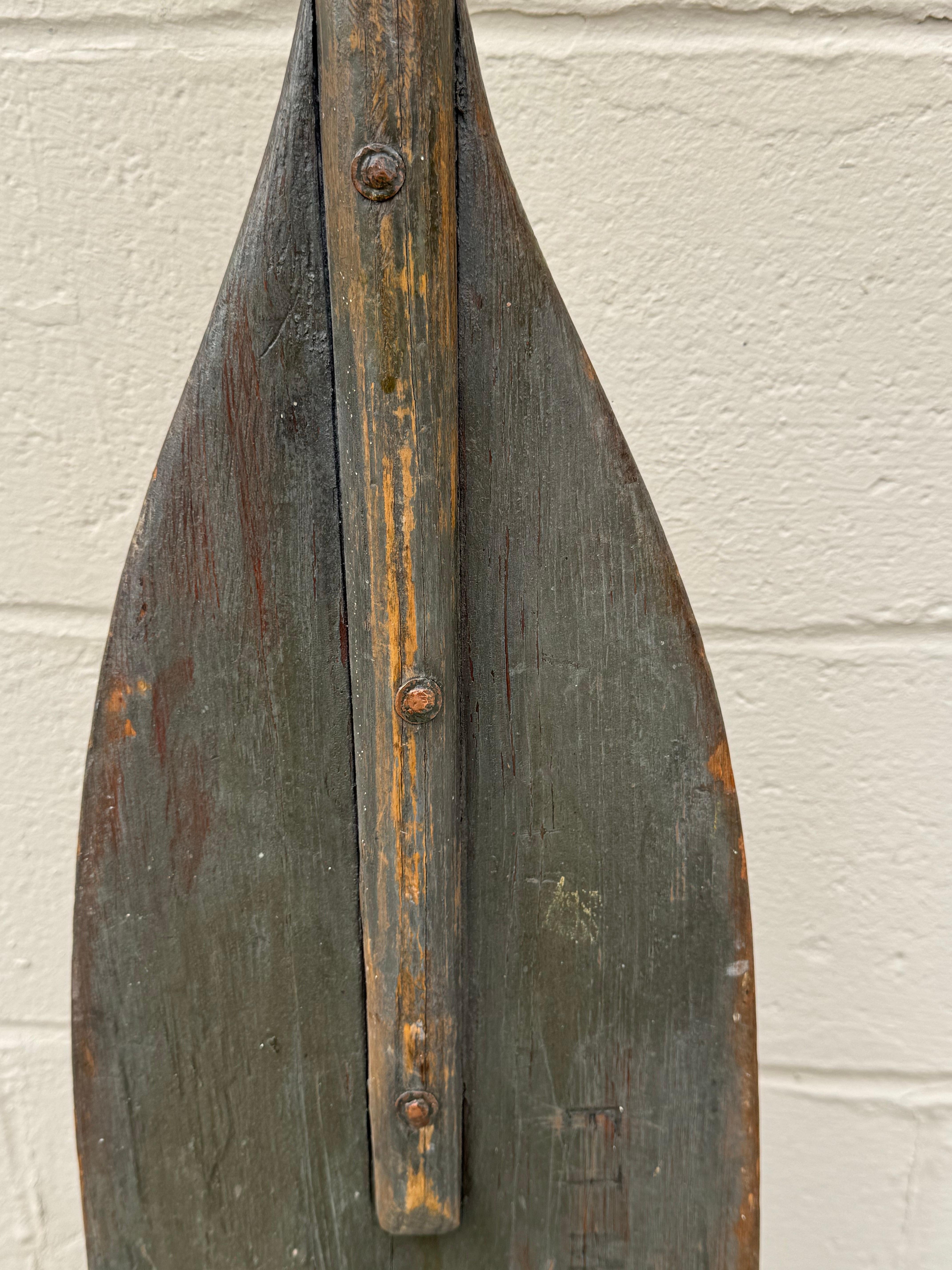 Mid-20th Century Antique Wooden Canoe Paddle or Oar