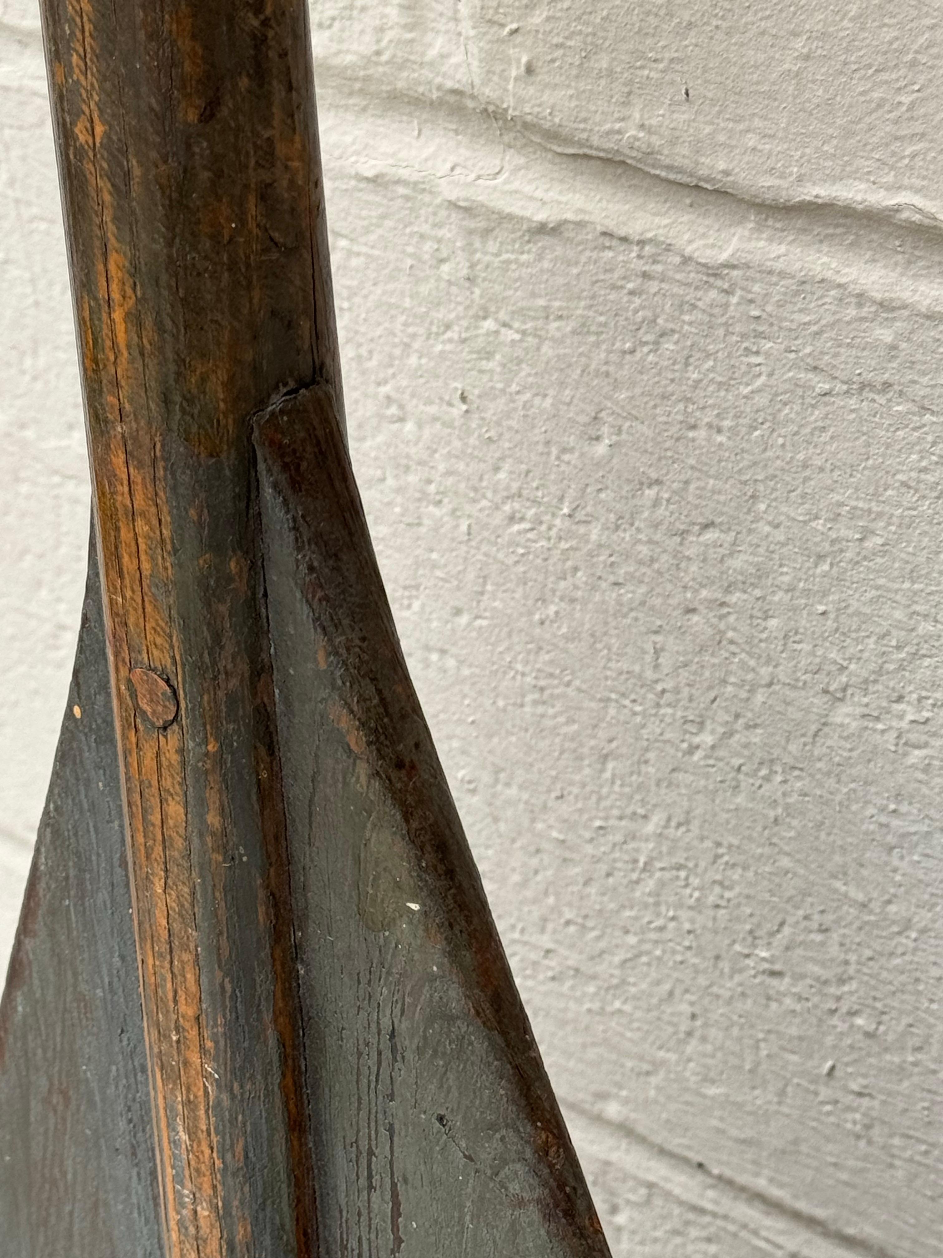 Antique Wooden Canoe Paddle or Oar 1