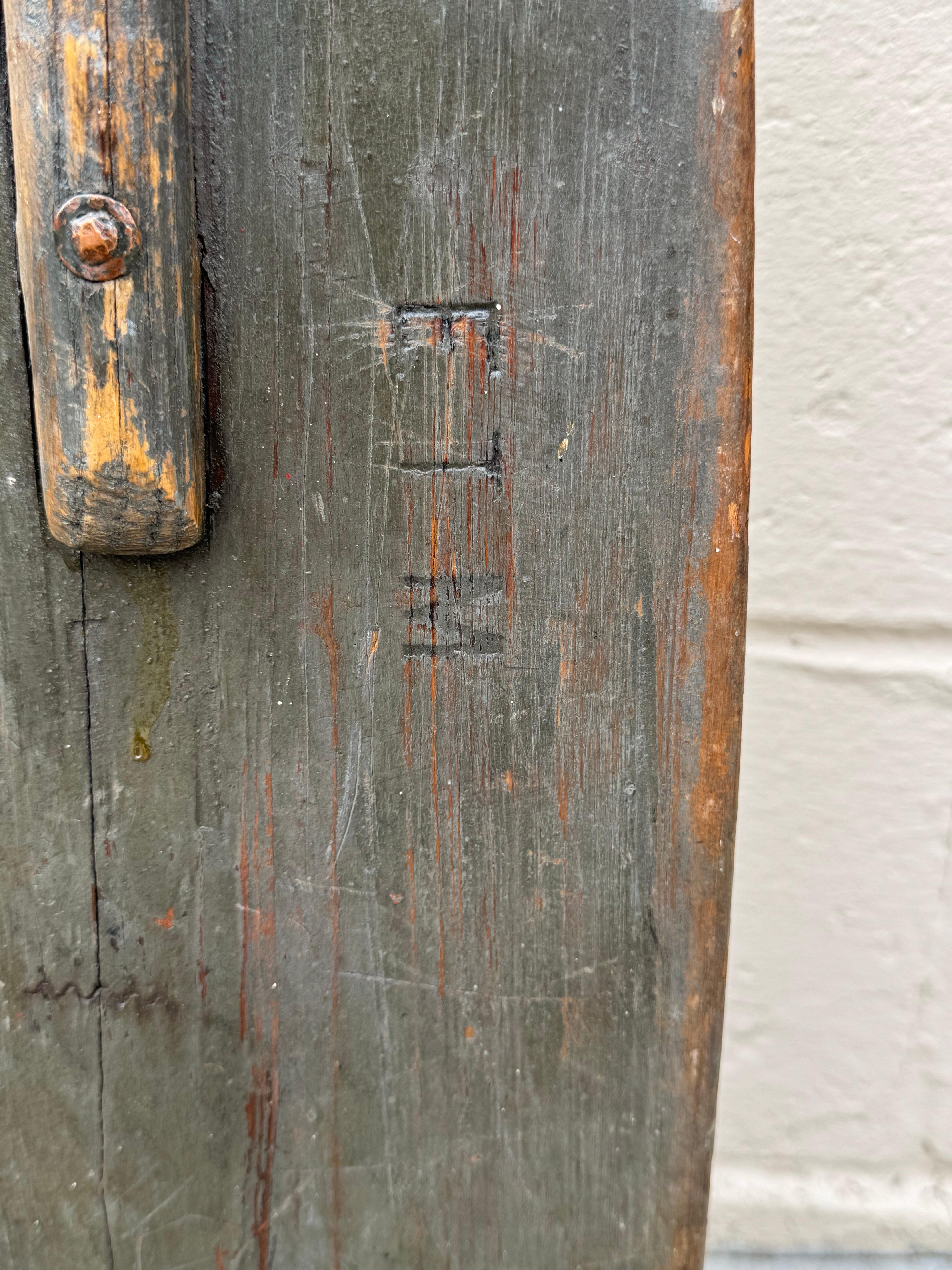 Antique Wooden Canoe Paddle or Oar 2