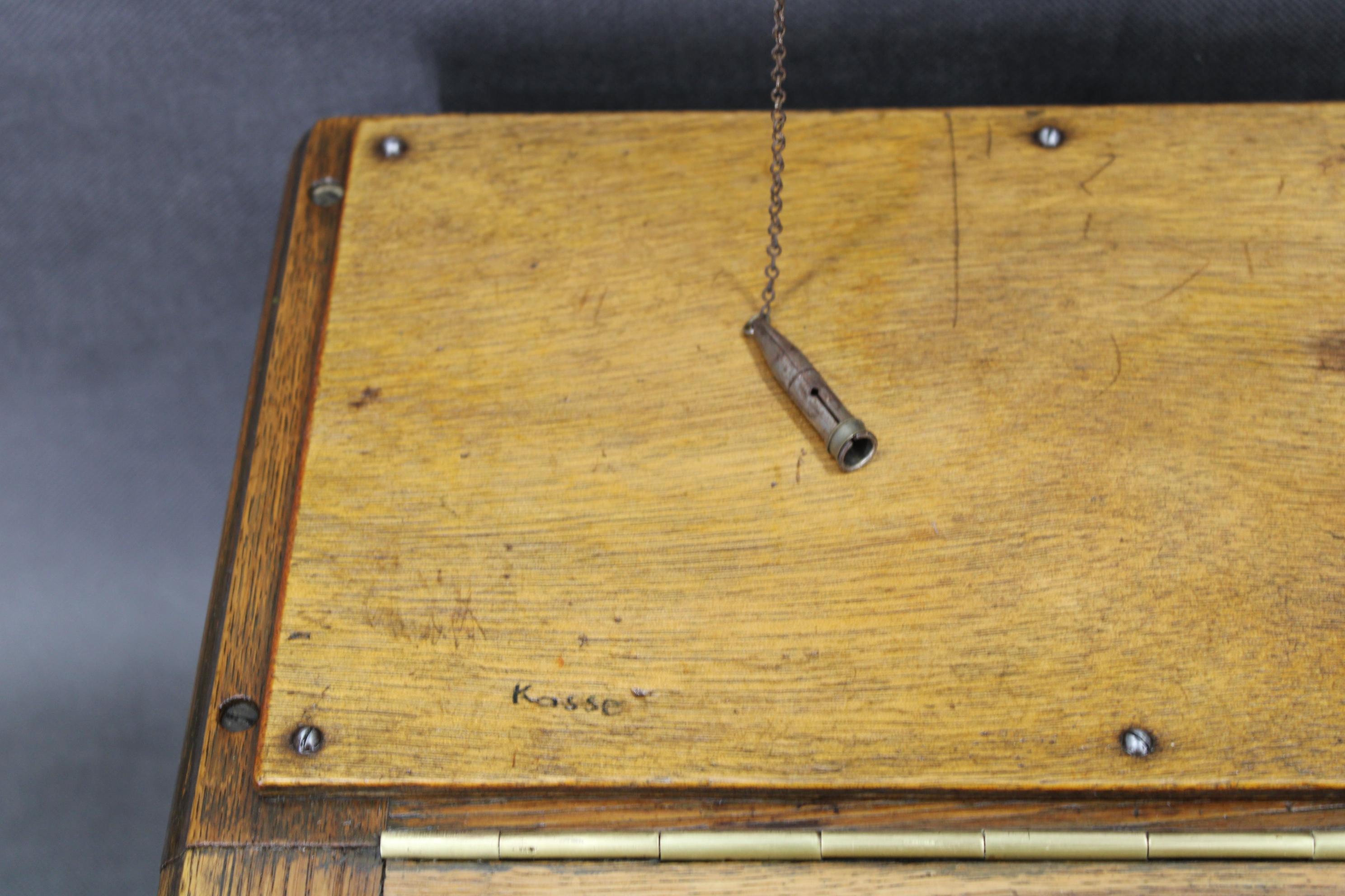 Caja registradora de madera antigua en venta 6