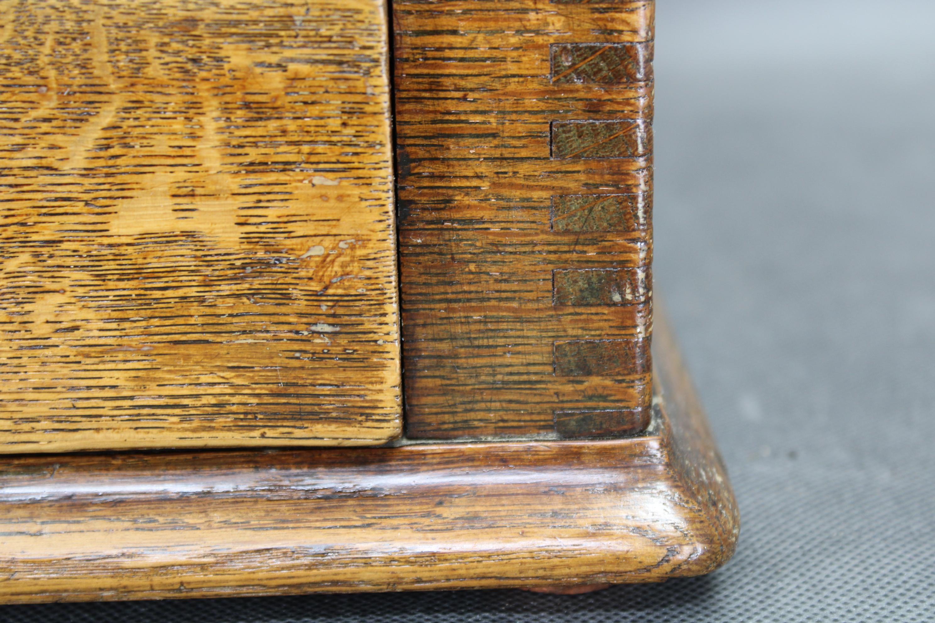 Caja registradora de madera antigua en venta 8