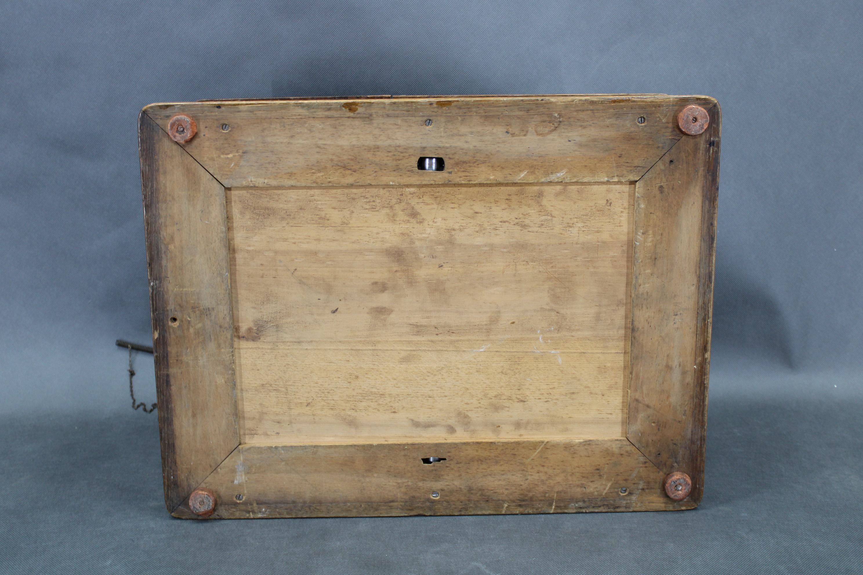Caja registradora de madera antigua en venta 13
