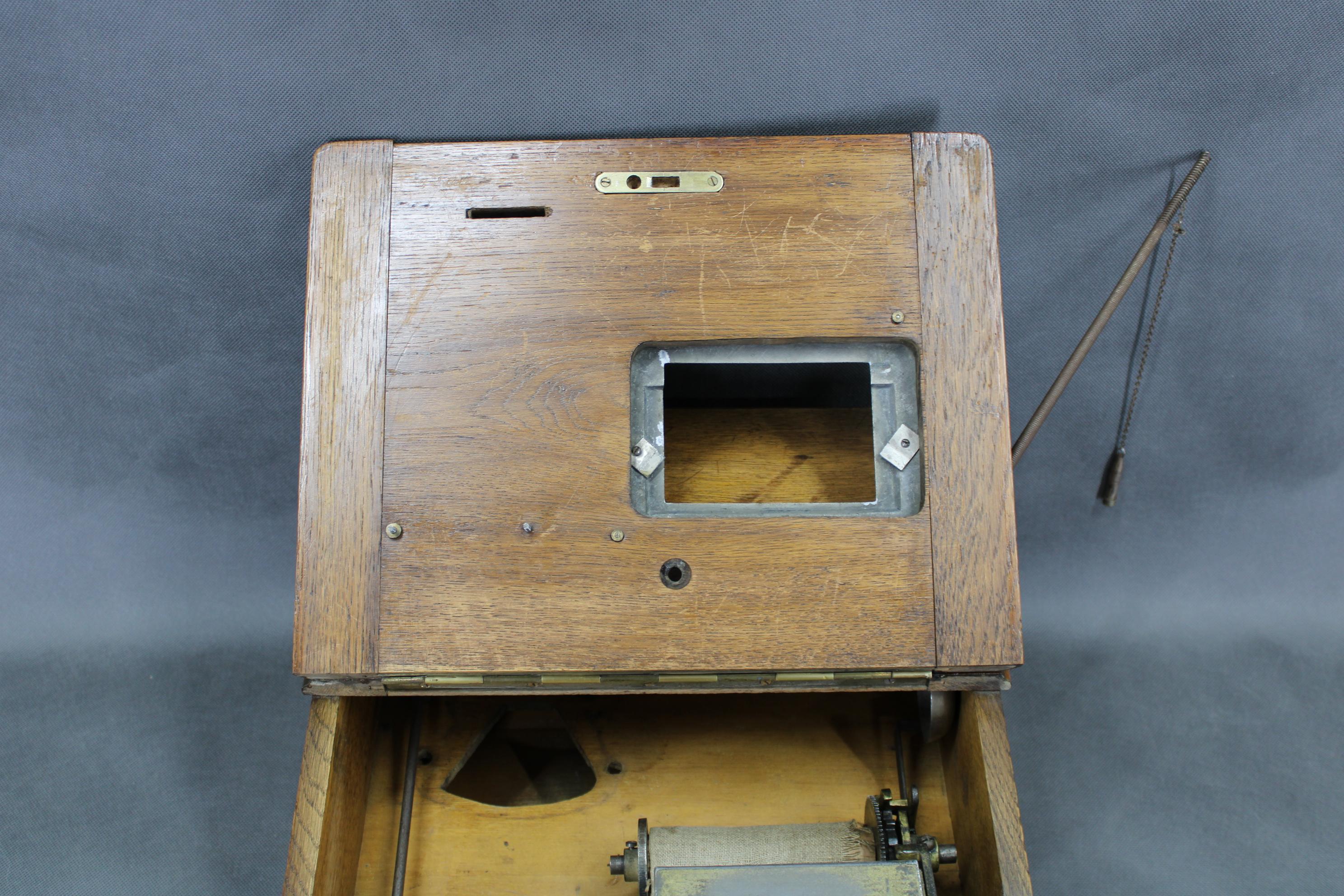 Caja registradora de madera antigua en venta 2