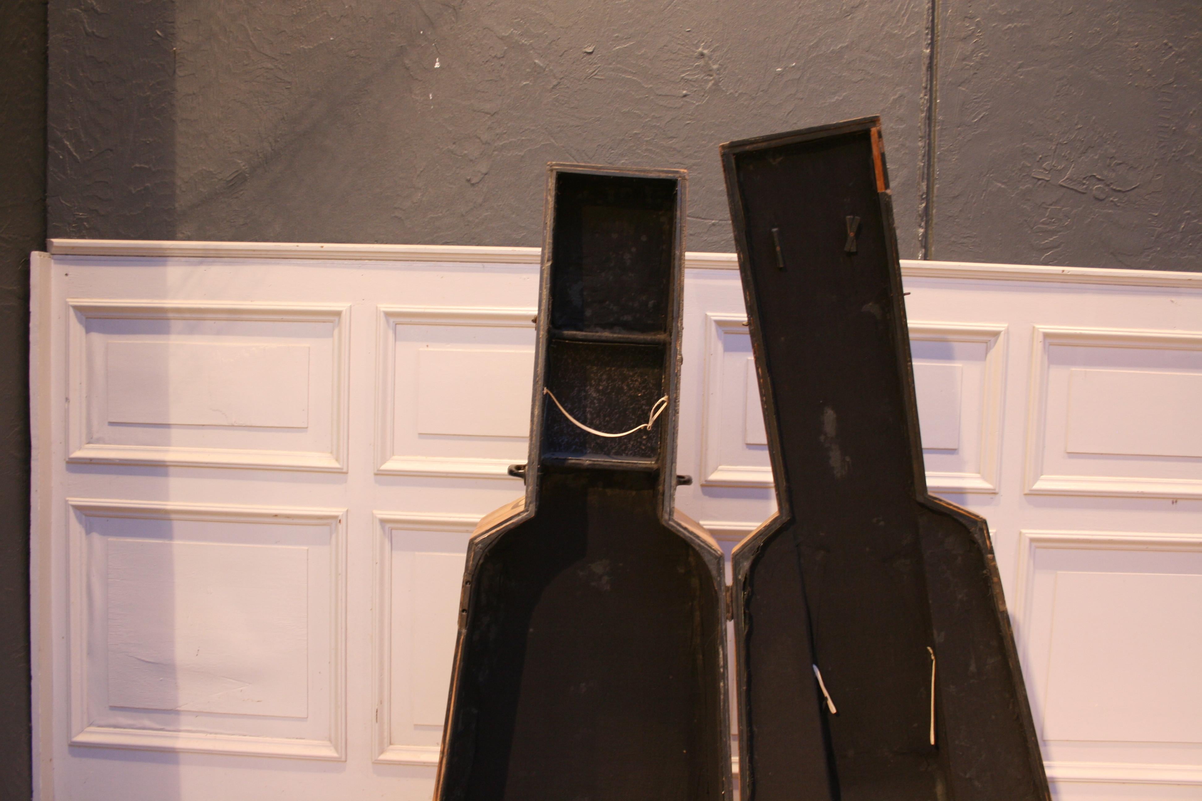Antique Wooden Cello Case, Germany, circa 1910 7