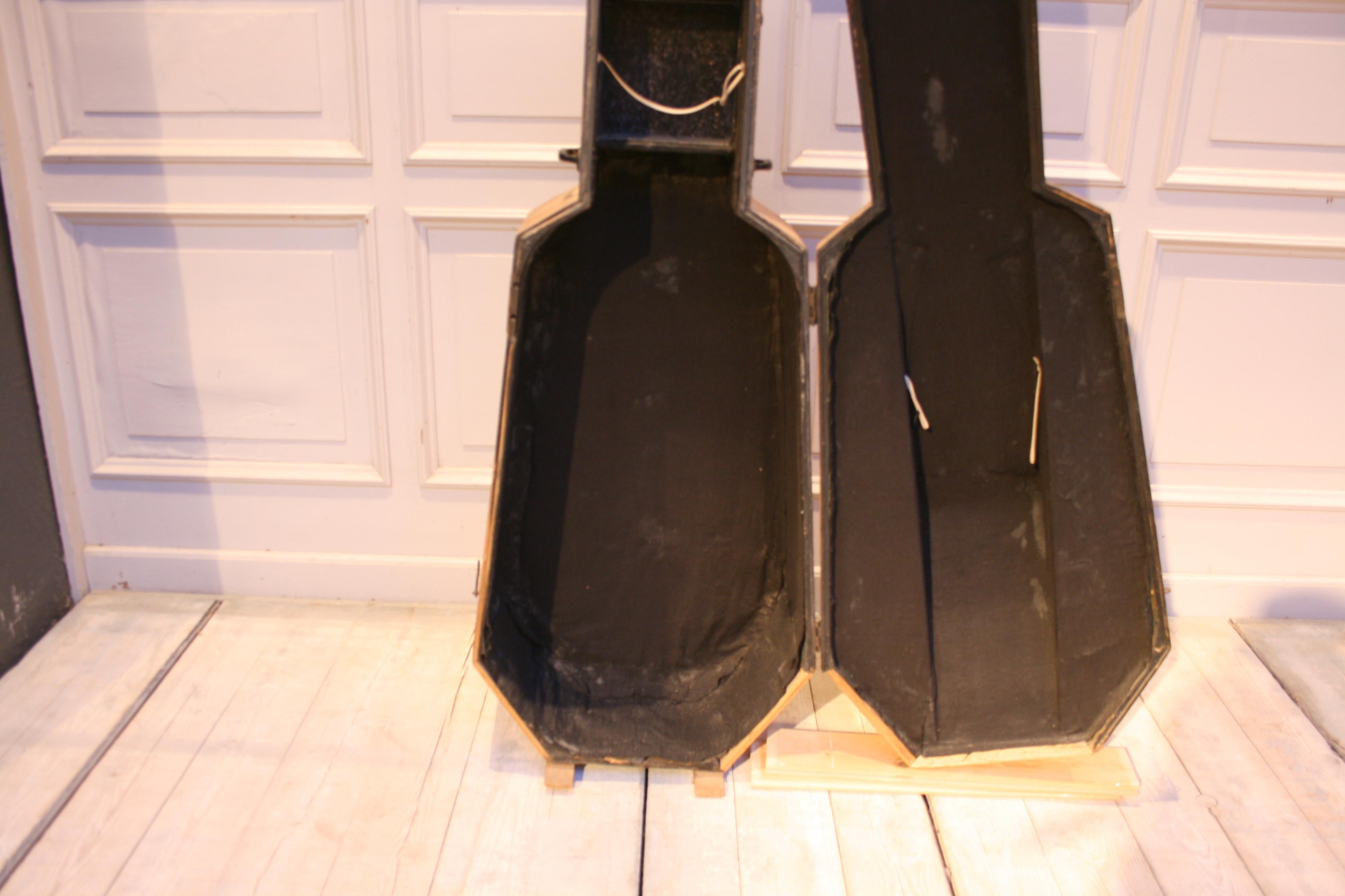 Antique Wooden Cello Case, Germany, circa 1910 8