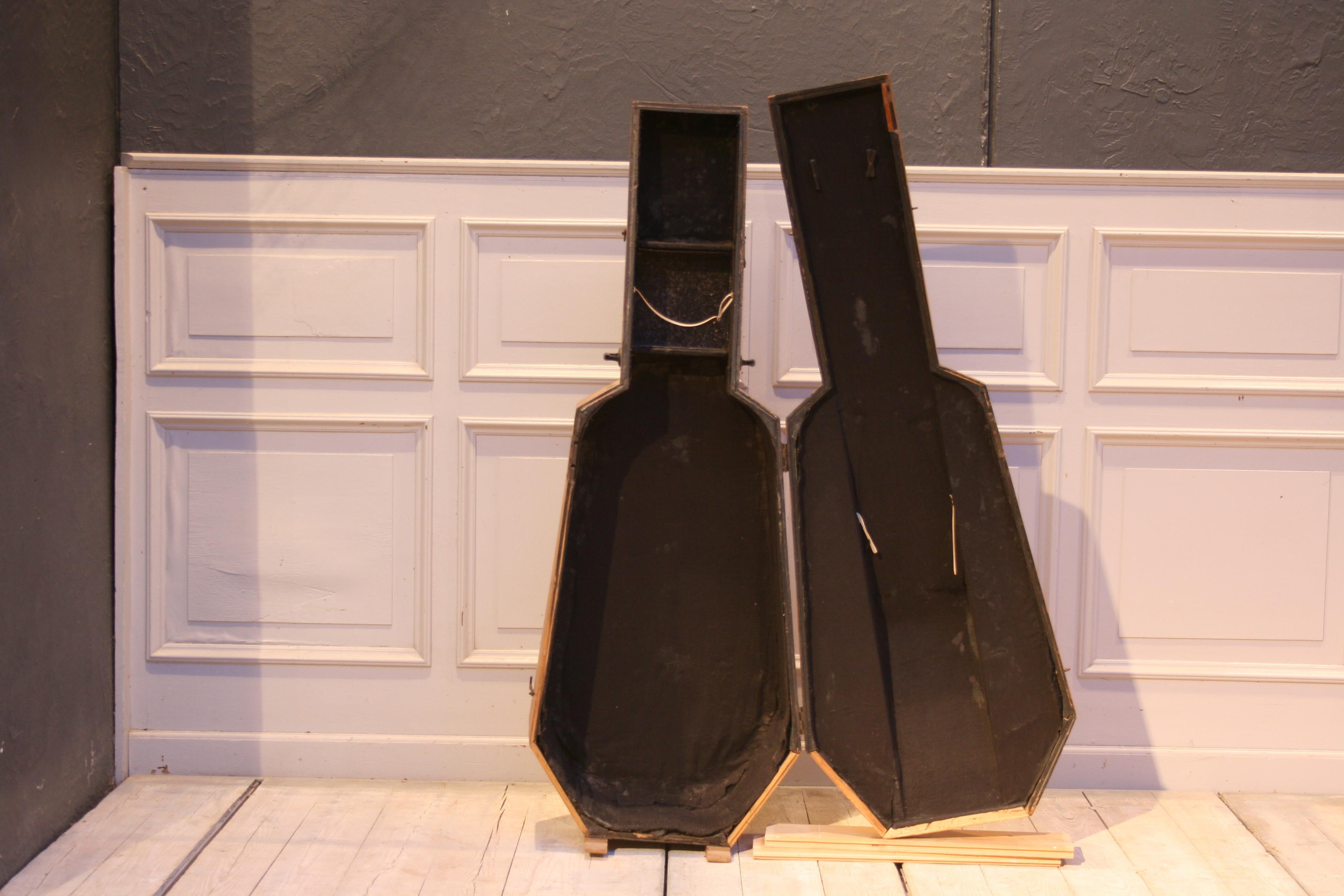 20th Century Antique Wooden Cello Case, Germany, circa 1910