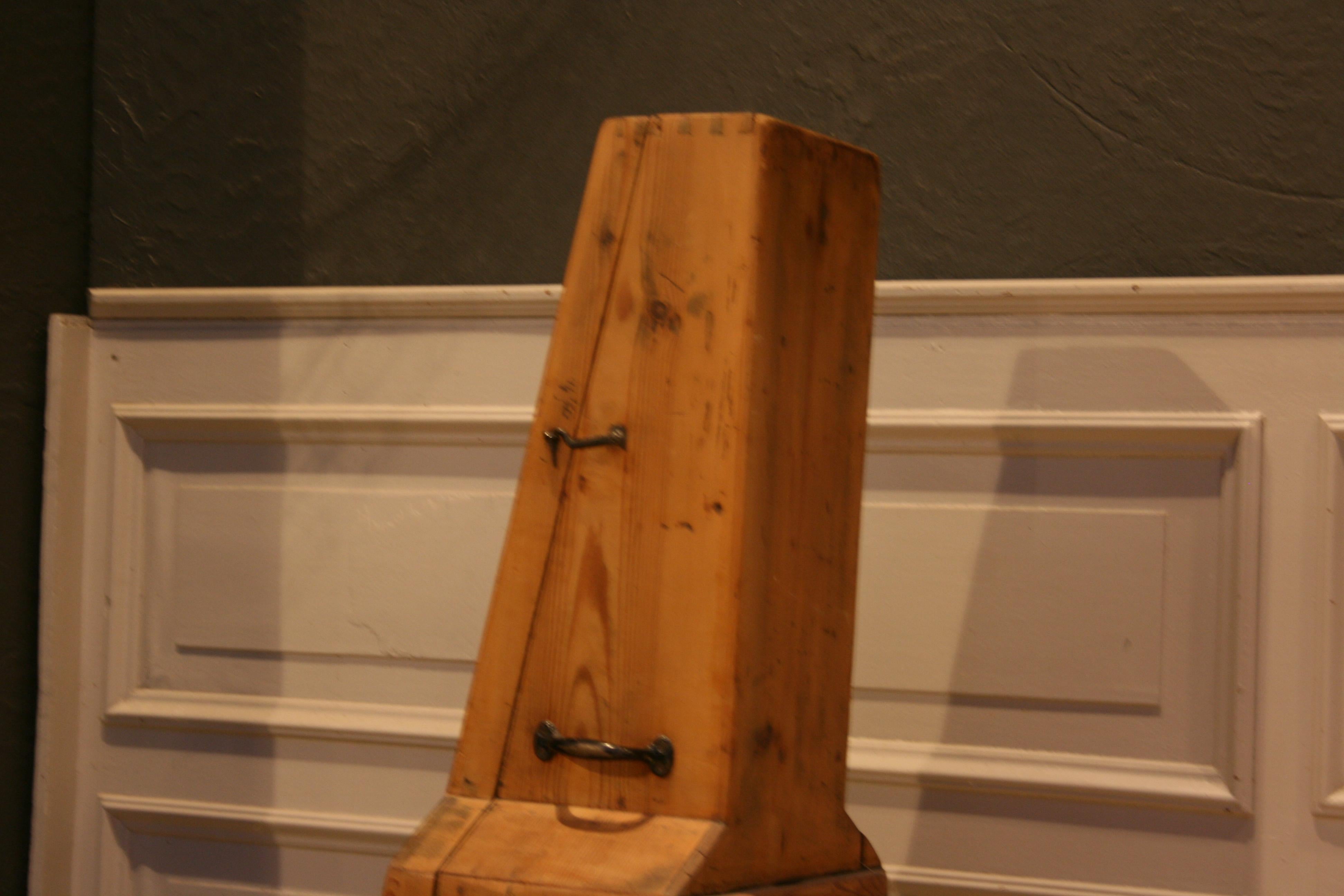 Fir Antique Wooden Cello Case, Germany, circa 1910