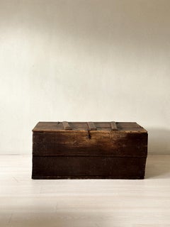 Antique Wooden Chest, Scandinavia, c. 1700s