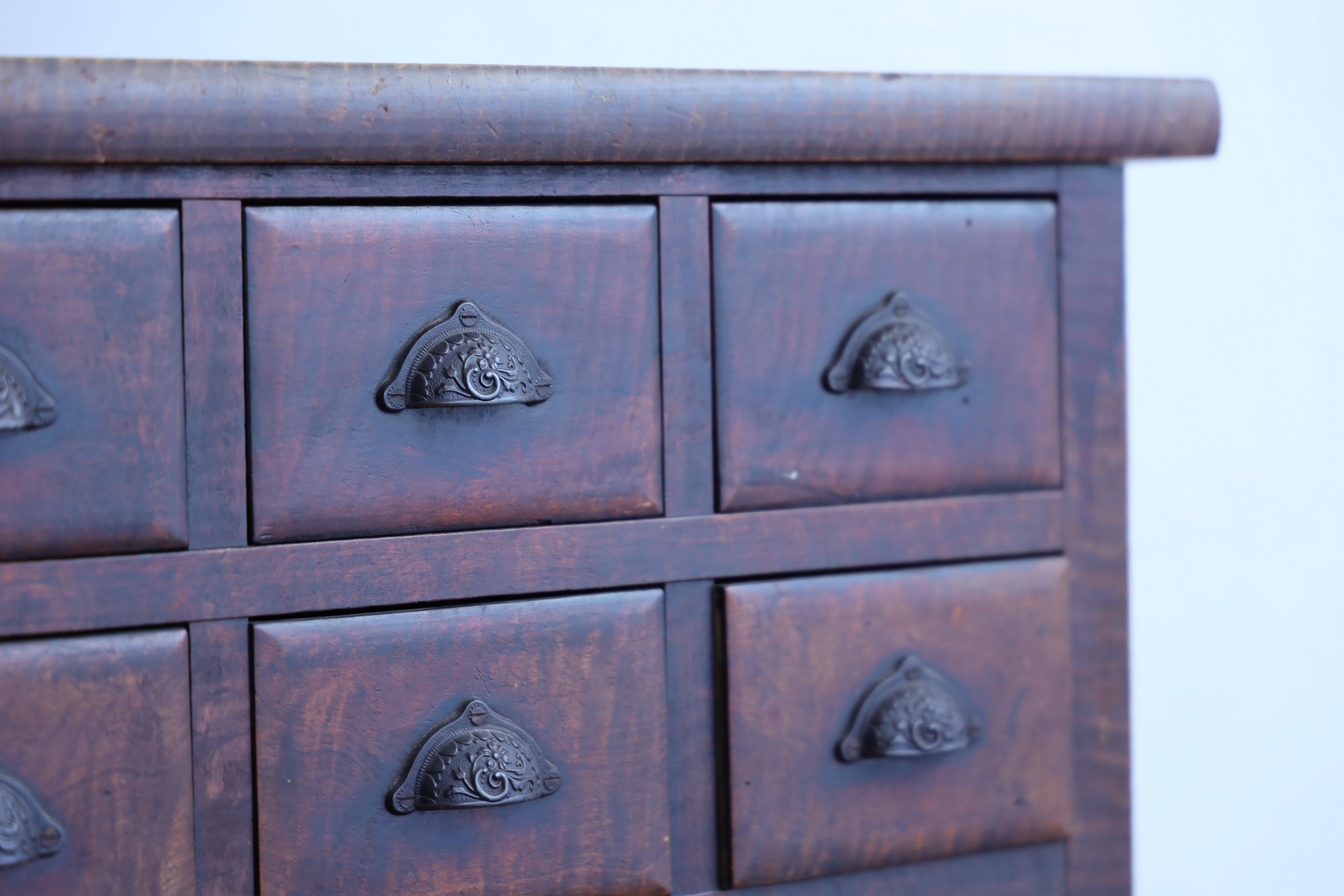 Antique Wooden Chest , Wabi Sabi, Japandi For Sale 3