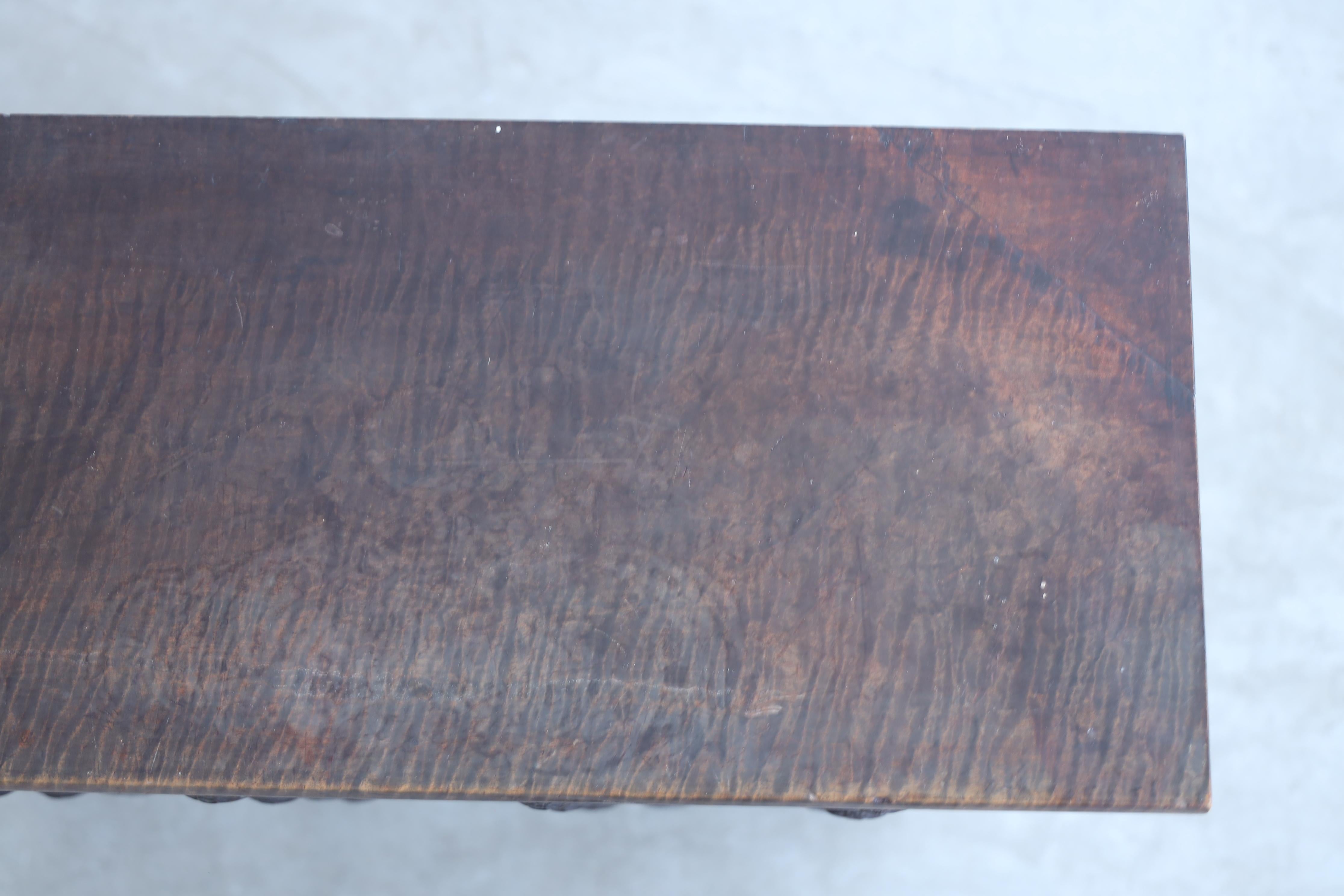 Antique Wooden Chest , Wabi Sabi, Japandi For Sale 7