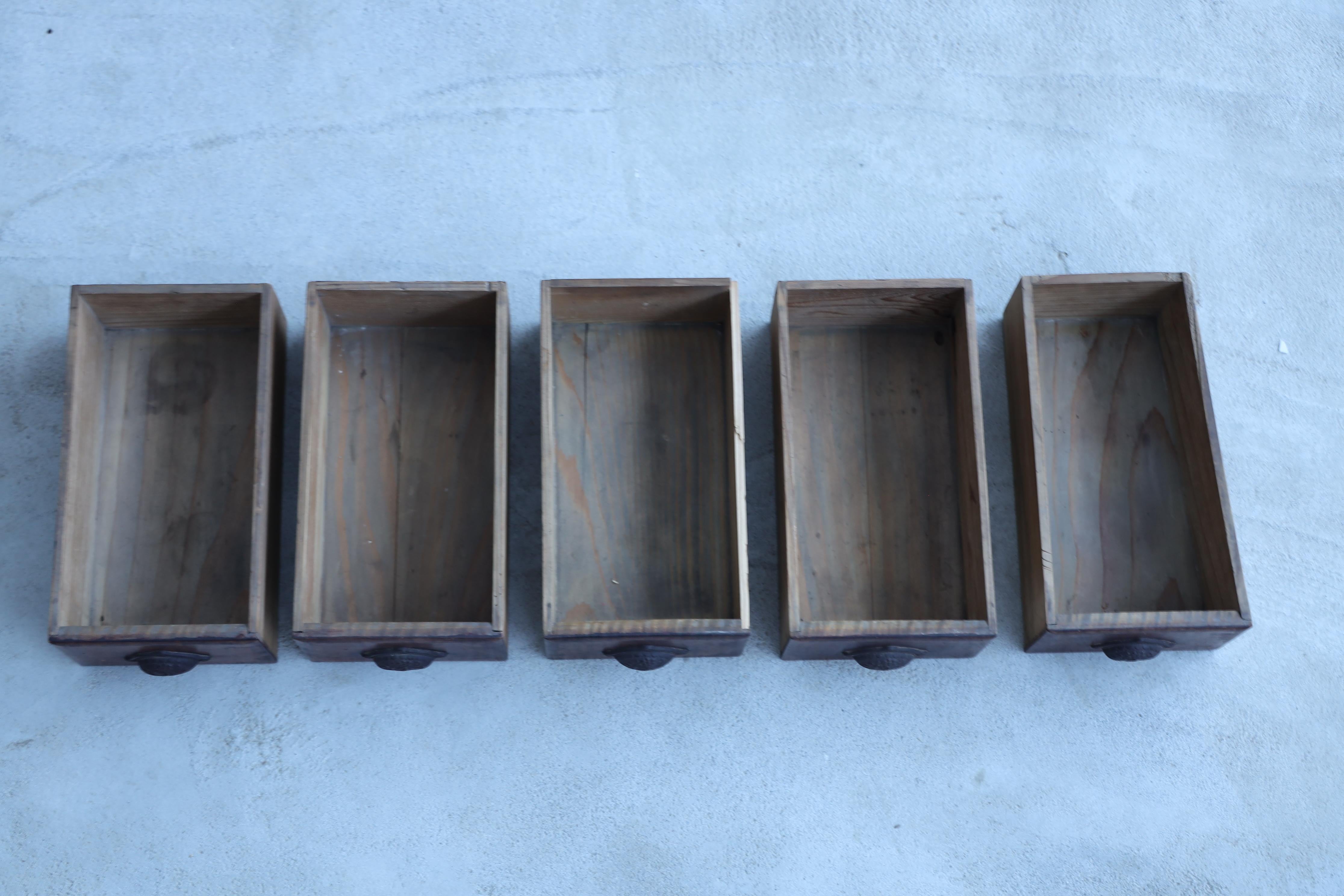 Antique Wooden Chest , Wabi Sabi, Japandi For Sale 10
