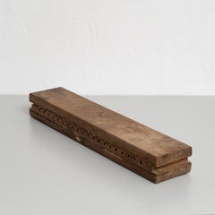 Antike Holz-Zigarrenpresse von Carl Intelmann, Bad Zwischenahn