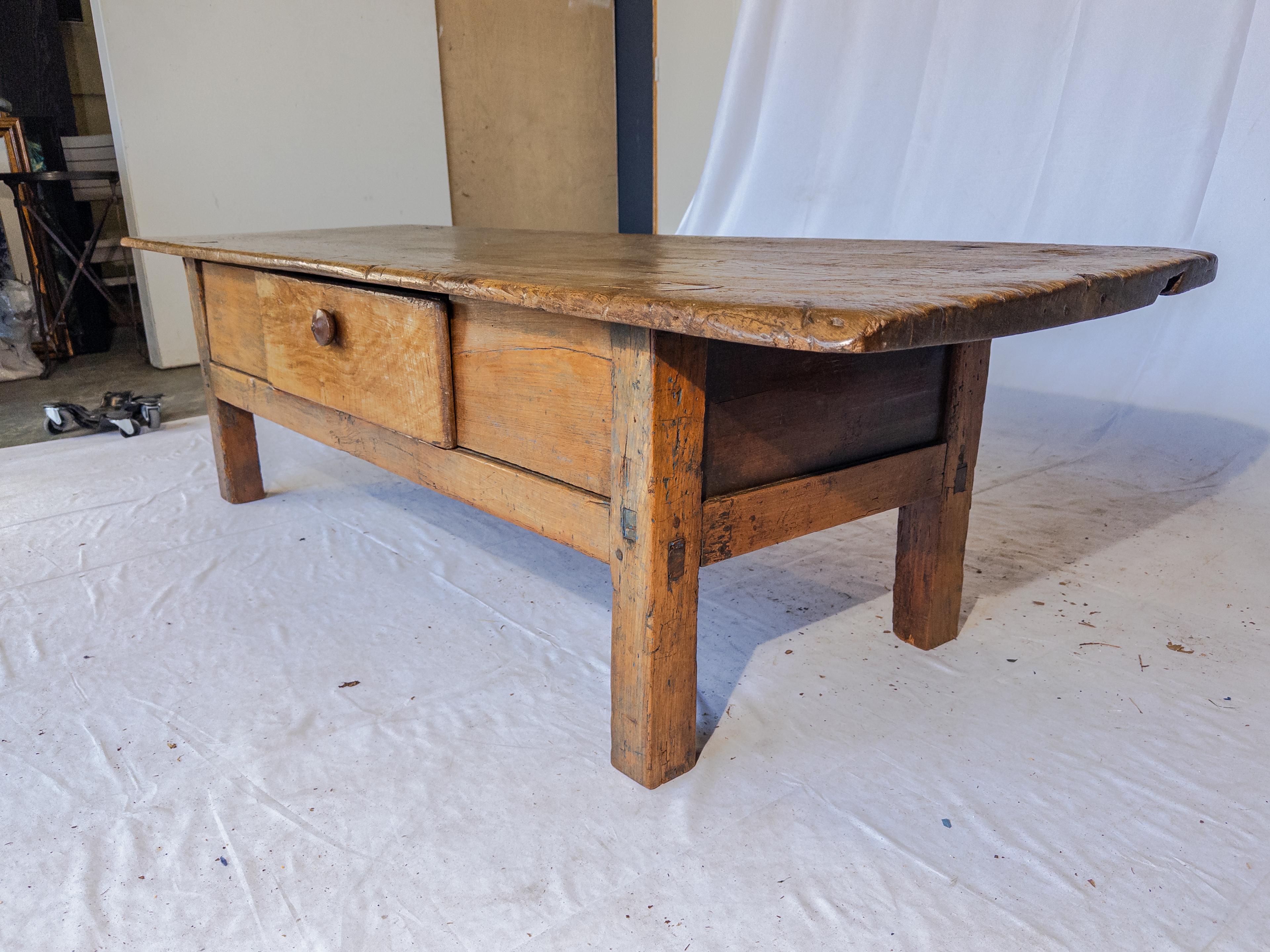 Antique Wooden Coffee Table For Sale 2