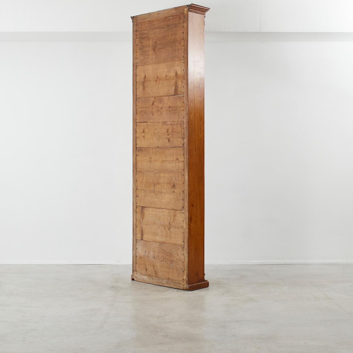 Wood 19th Century Antique wooden column bookcase, UK