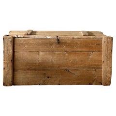 Antique Wooden Console, Scandinavian Wabi Sabi, c. 1700s
