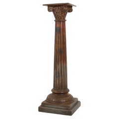 Antike korinthische Säule aus Holz, 1890
