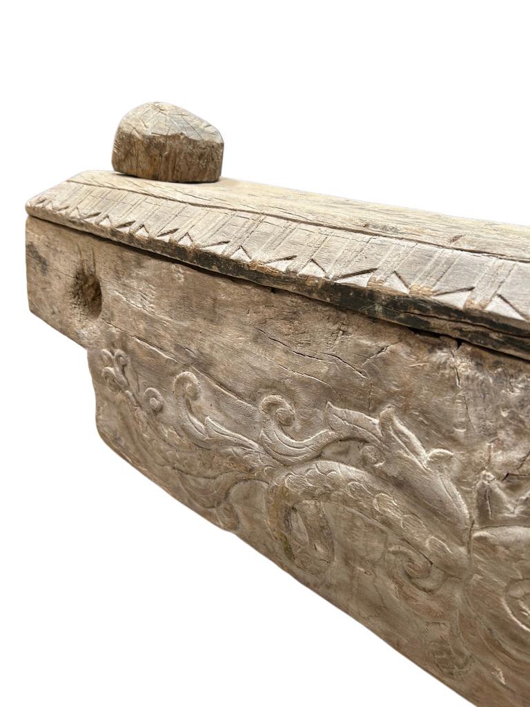 Indonesian Antique Wooden Dowry Chest For Sale