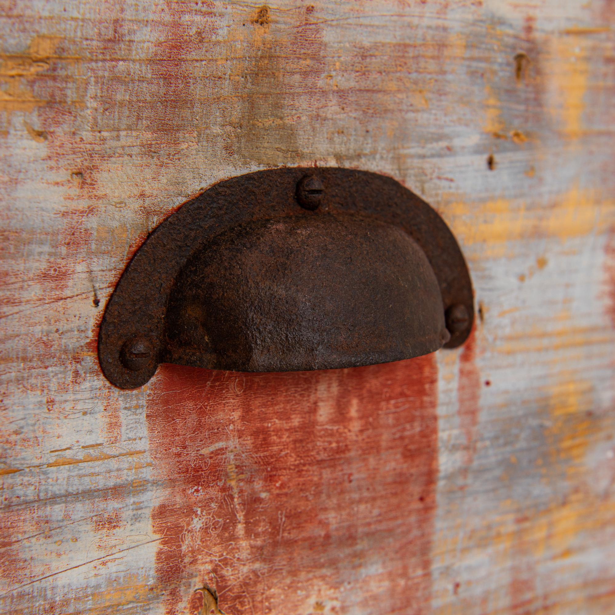 Antique Wooden Drawer Bank For Sale 4