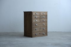 Antique Wooden drawer shelf, Wabi Sabi, Japandi
