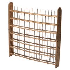 Antique Wooden Drying Rack, France, 19th Century