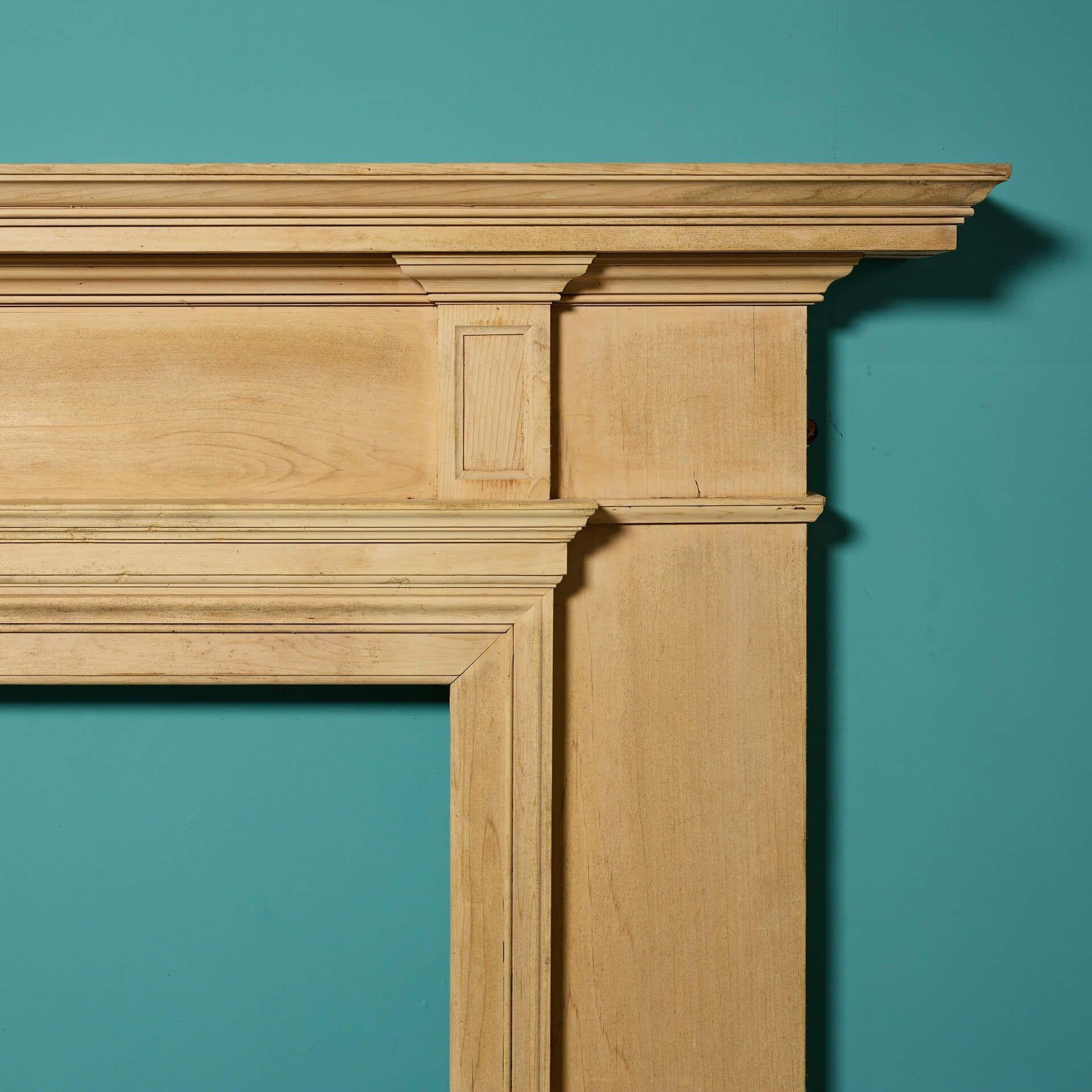 Victorian Antique Wooden Fire Mantel For Sale