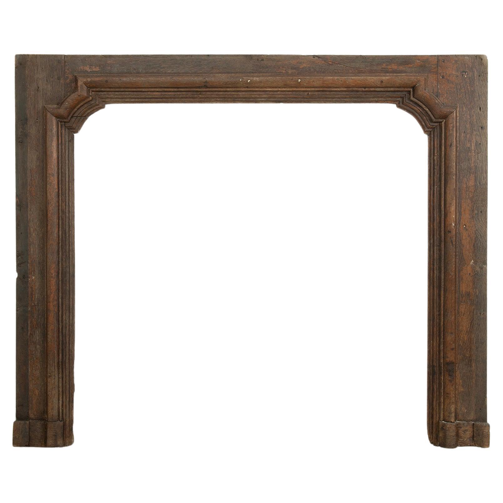 Antique Wooden Fireplace For Sale