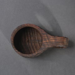 Antique Wooden Glass - Custom Glass - Walnut Wood Natural Glass