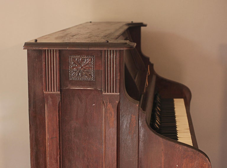 Antique Wooden Harmonium. Made By Bell and Co Pump Organ For Sale at