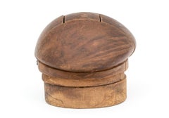 Antique Wooden Hat Block In The Form Of A Puzzle