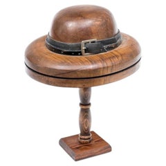 Antique Wooden Hat Block Or Millinery Form