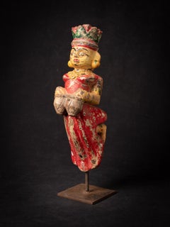 Antique wooden Indian Temple statue from India - OriginalBuddhas Antique wooden Indian Temple statue from India - OriginalBuddhas