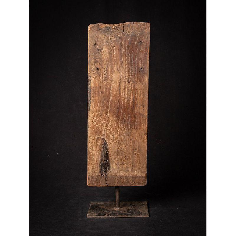 Antike Kartikeya-Statue aus Holz aus Indien im Zustand „Gut“ im Angebot in DEVENTER, NL