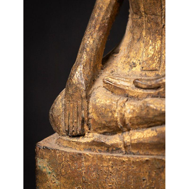 Antique Wooden Laos Buddha Statue from Laos 14
