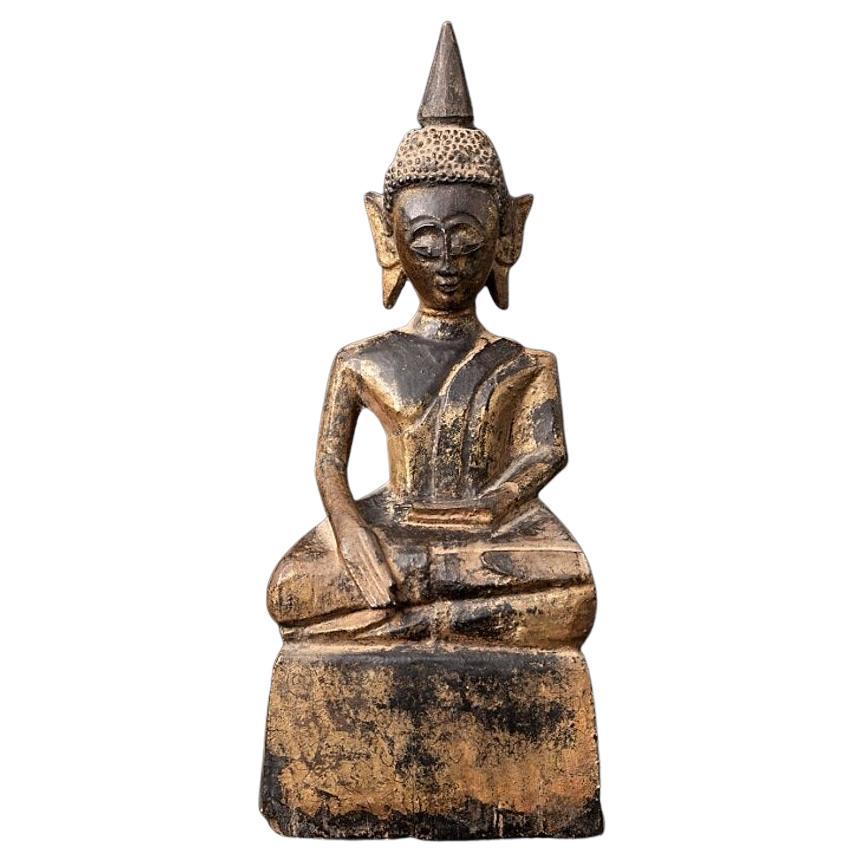 Antique wooden Laos Buddha statue from Laos  Original Buddhas For Sale