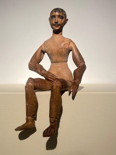 Antique Wooden Lay Figure or Mannequin