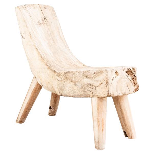 Antique Wooden Lounge Chair