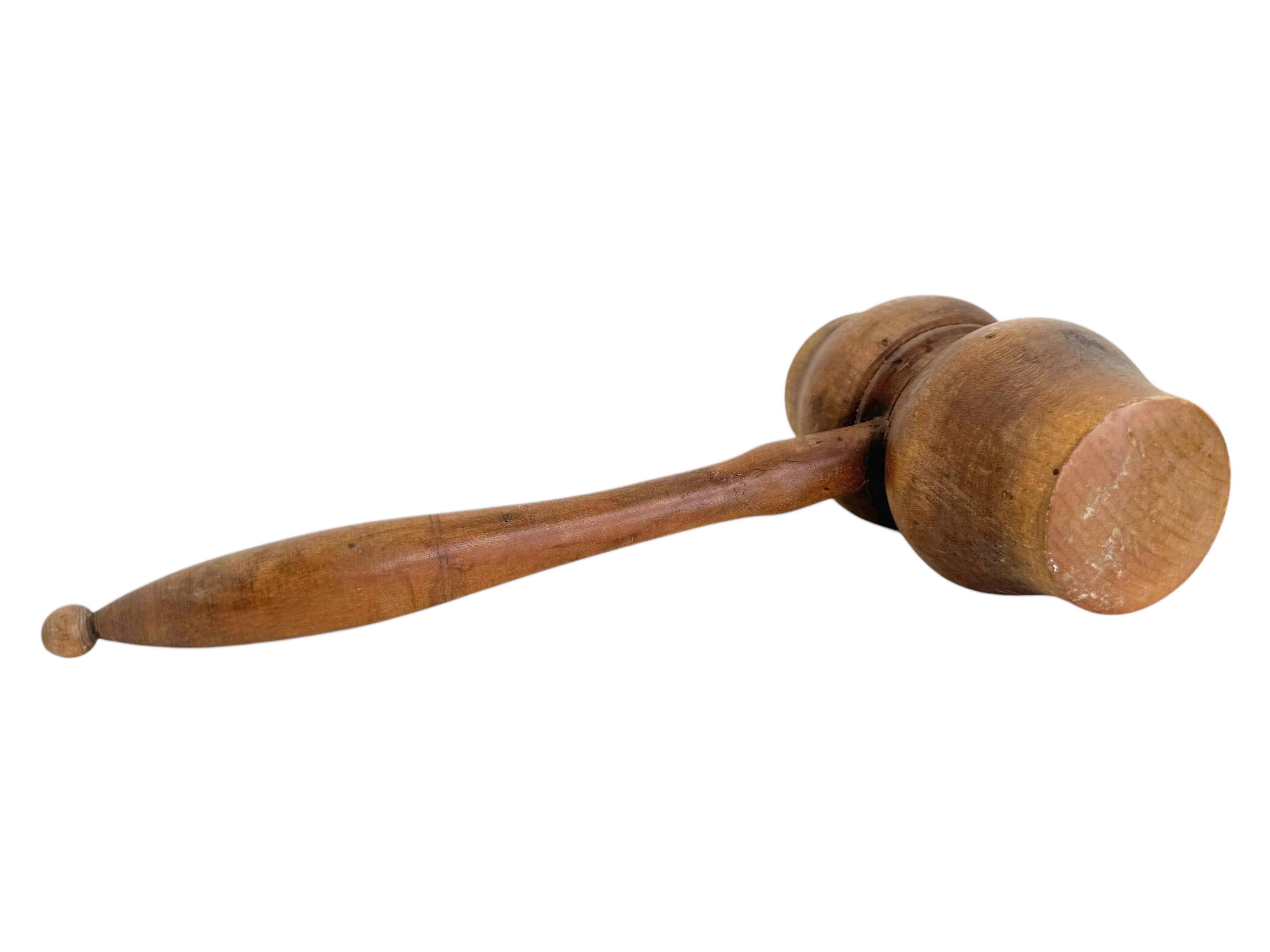 Autrichien Ancien maillet en bois Outil de sculpteur ou de commissaire-priseur, Vienne, Autriche, années 1900 en vente