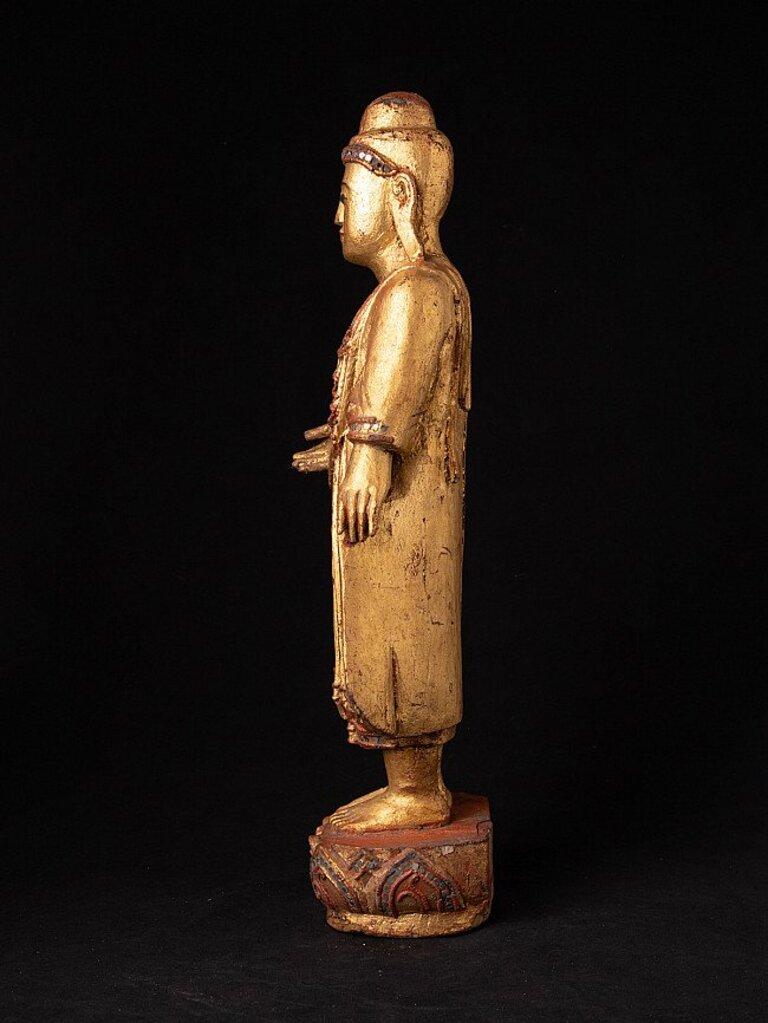 Photo inspiration: Picture Idea: Antique Wooden Mandalay Buddha Statue From Burma For Sale At