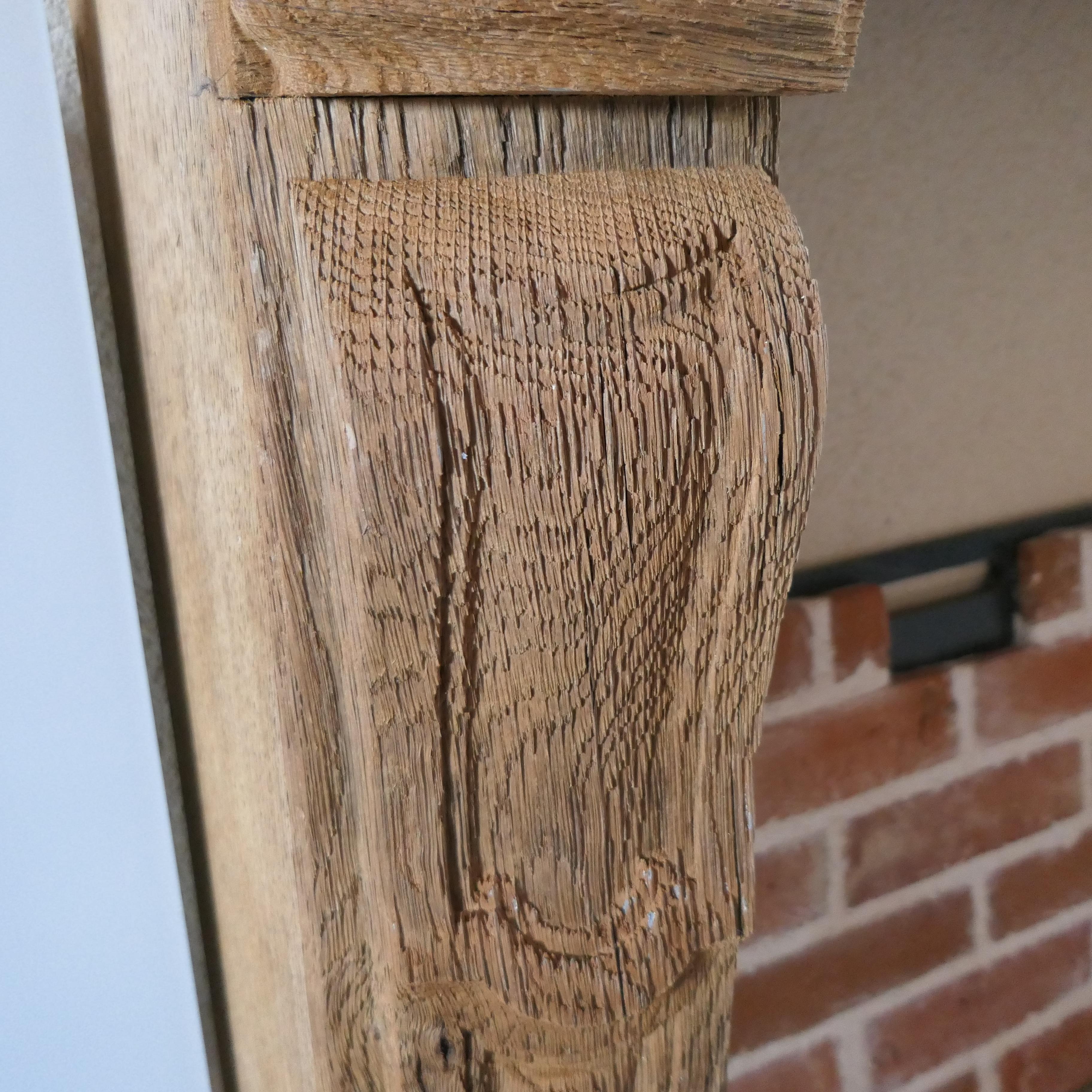 Repisa de madera antigua siglo XIX en venta