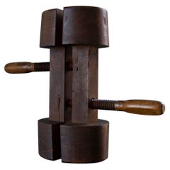 Stretcher de moule de chapellerie en bois Antiquities