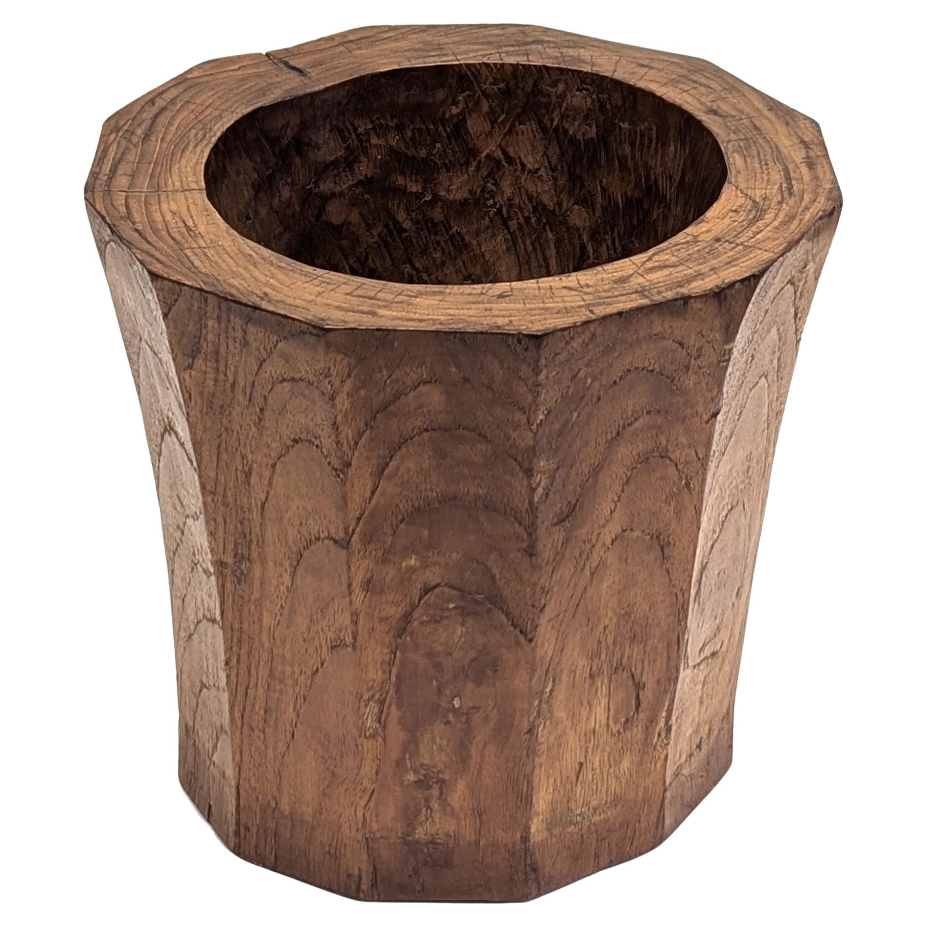 What is a wooden mortar?