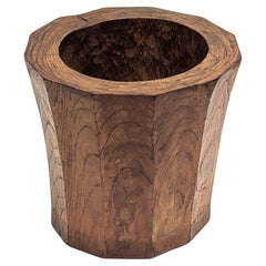 Mortier en bois ancien