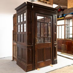 Antique Wooden Panelled Portico Room  Porch Panelling Entrance