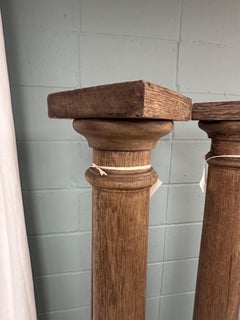 Antique Wooden Pedestals - Pair Available